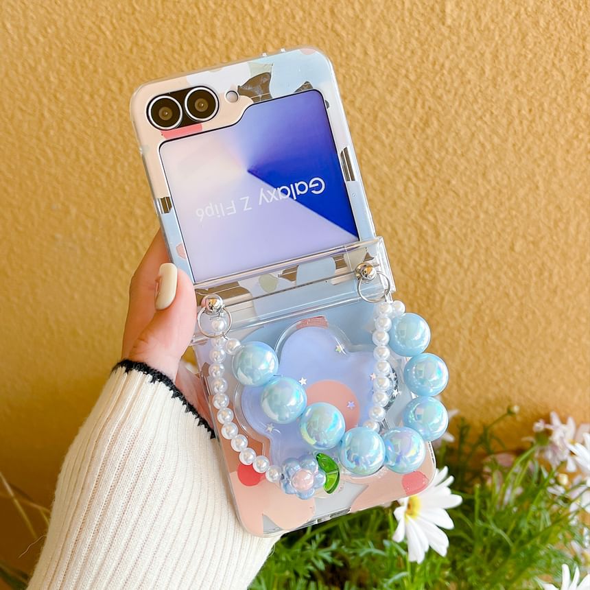 Case / Phone Floral Strap Set