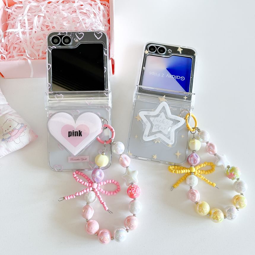 Set Case Strap Heart Phone Star /