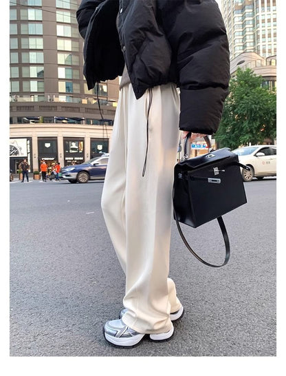 Genuine Panel Sneakers Platform Leather Lace-Up Mesh