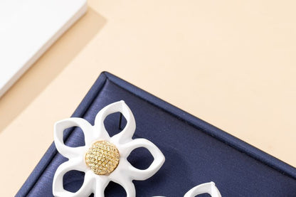 Stud Floral Alloy Earring