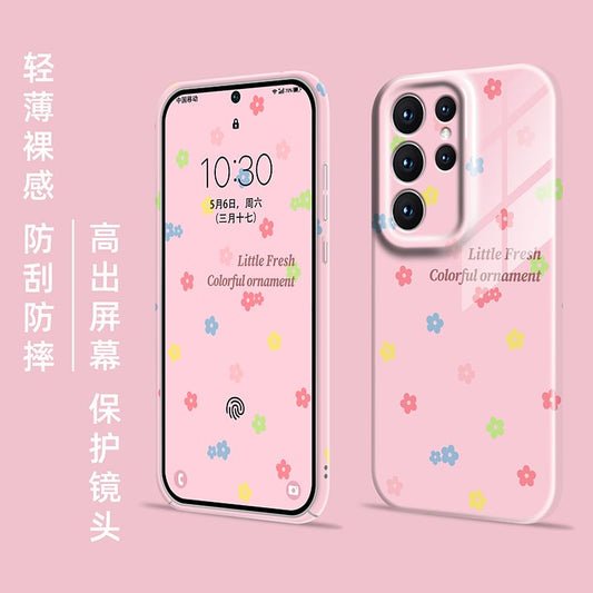 Coque de téléphone à motif floral