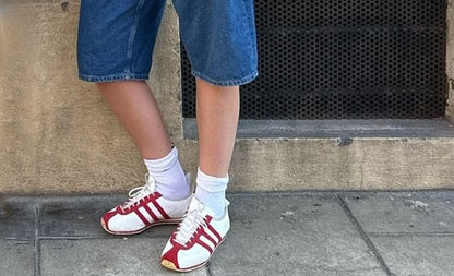 Washed Low Denim Shorts Straight-Leg Pocket Waist