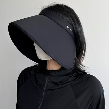 Wide Lettering Sun Hat Brim