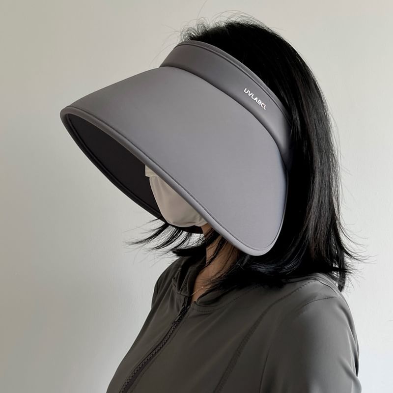 Wide Lettering Sun Hat Brim