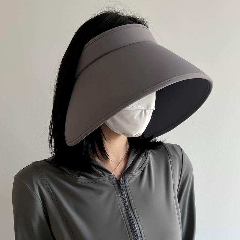 Wide Lettering Sun Hat Brim