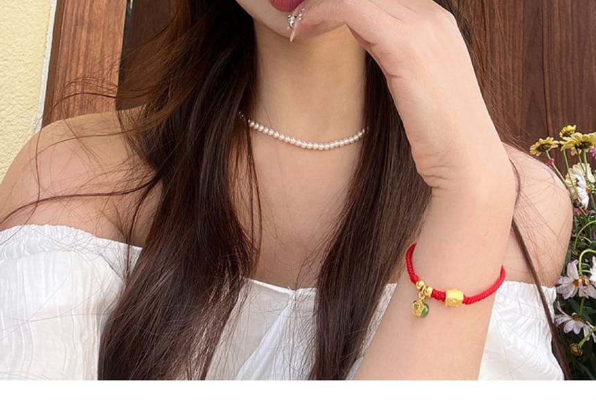 Lace Straw Hat Ribbon Bucket