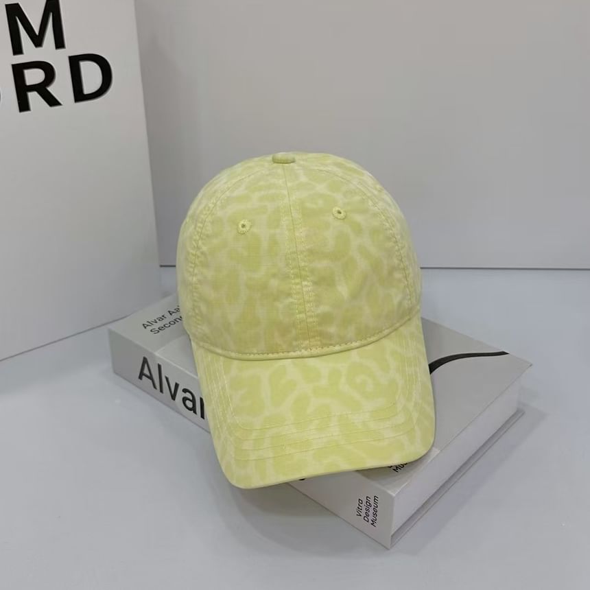 Print Cap Leopard Baseball