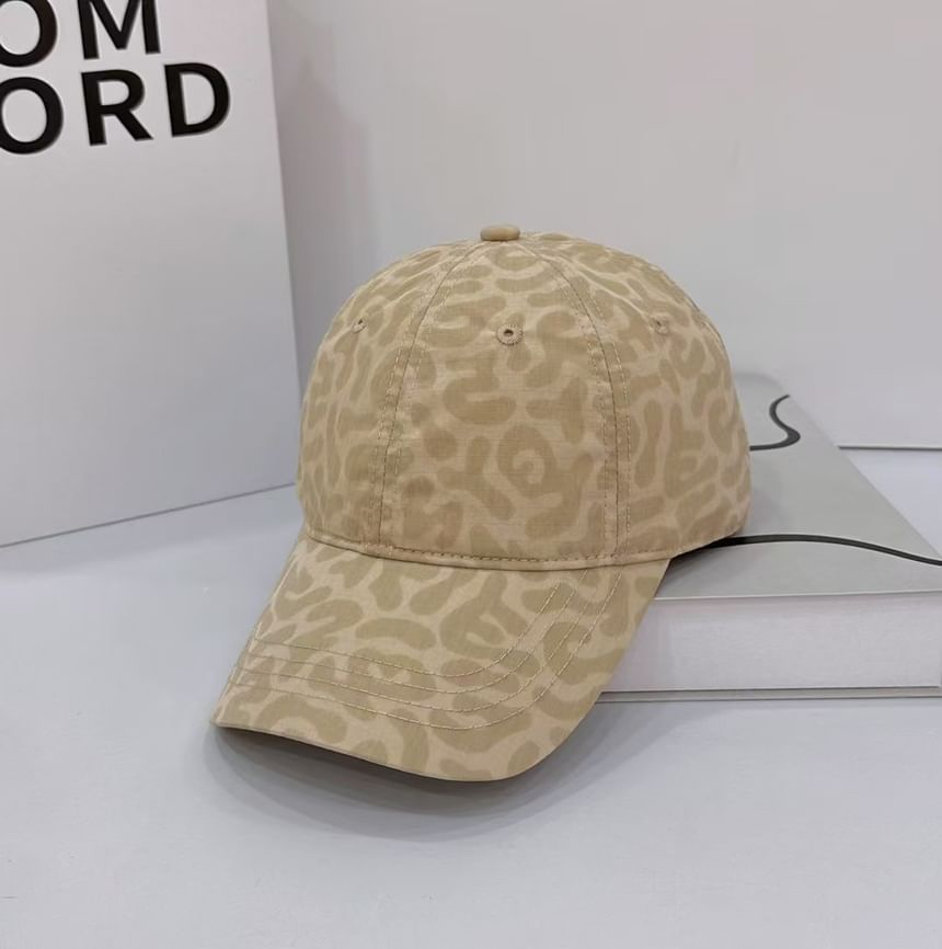 Print Cap Leopard Baseball