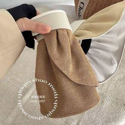 Hat Sun Ruffle Lettering