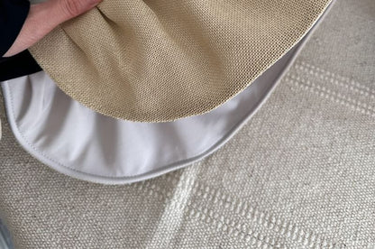 Hat Sun Ruffle Lettering