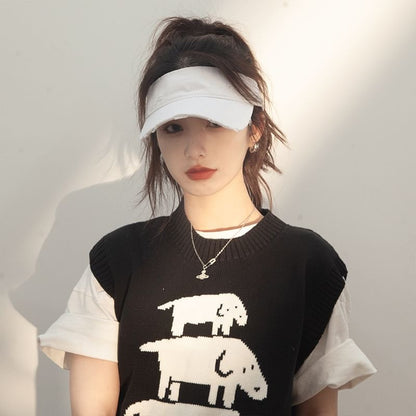 Distressed Sun Visor Plain