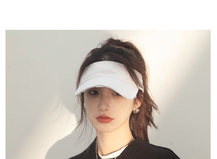 Distressed Sun Visor Plain