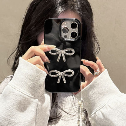 Case Rhinestone Bow Phone