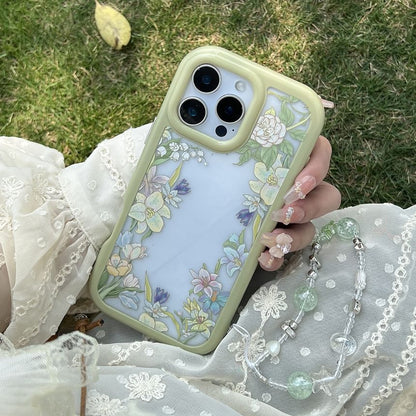 Transparent Phone Floral Case