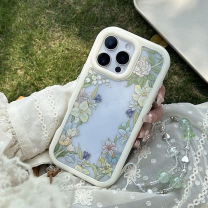 Transparent Phone Floral Case