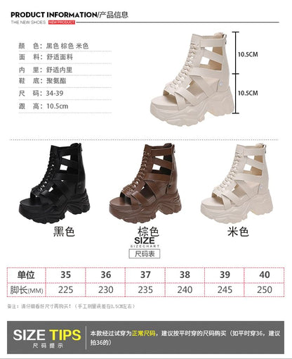 Sandals Strappy Platform