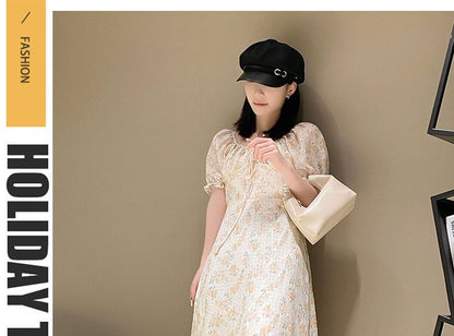 Platform Flower Sandals Slide