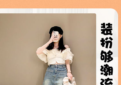 Slide Sandals Faux Platform Pearl Knot Patterned