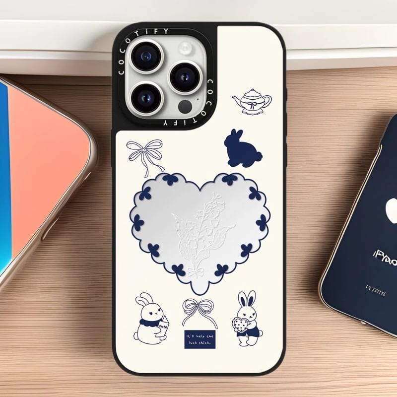Heart Mirrored Phone Case
