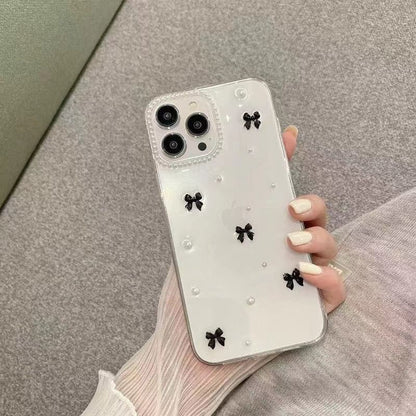 Bow Pearl iPhone Faux Case