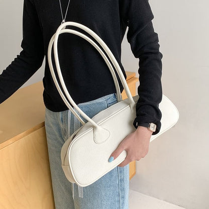 Shoulder Plain Bag Faux Leather