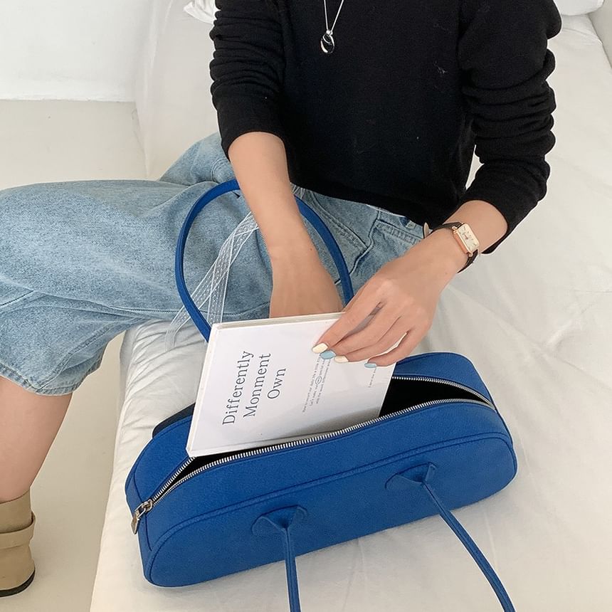 Shoulder Plain Bag Faux Leather