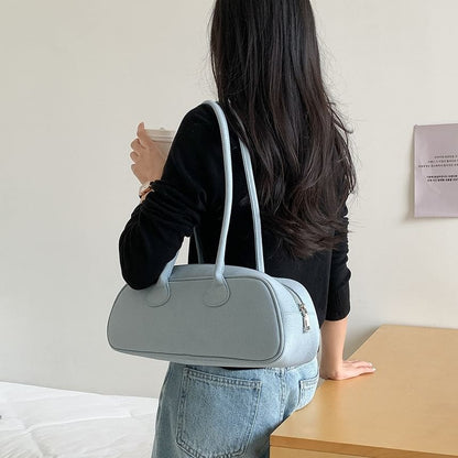 Shoulder Plain Bag Faux Leather