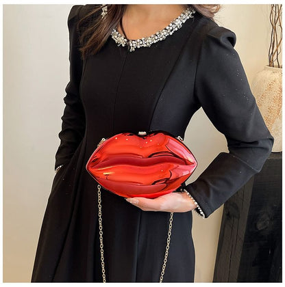 Crossbody Chain Bag Strap Lips