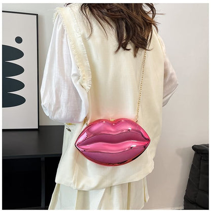 Crossbody Chain Bag Strap Lips