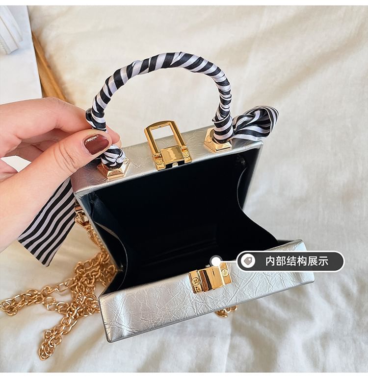 Print Crossbody Bag Strap Chain Cartoon