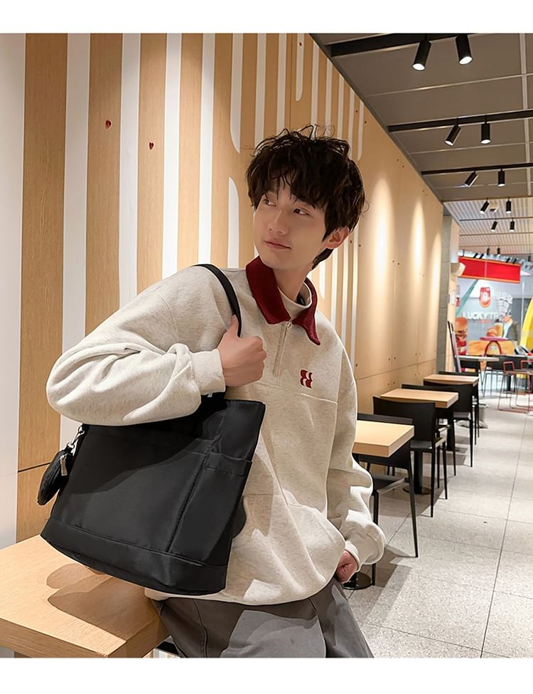 Set: Tote + Purse Coin Bag Plain