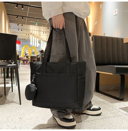 Set: Tote + Purse Coin Bag Plain