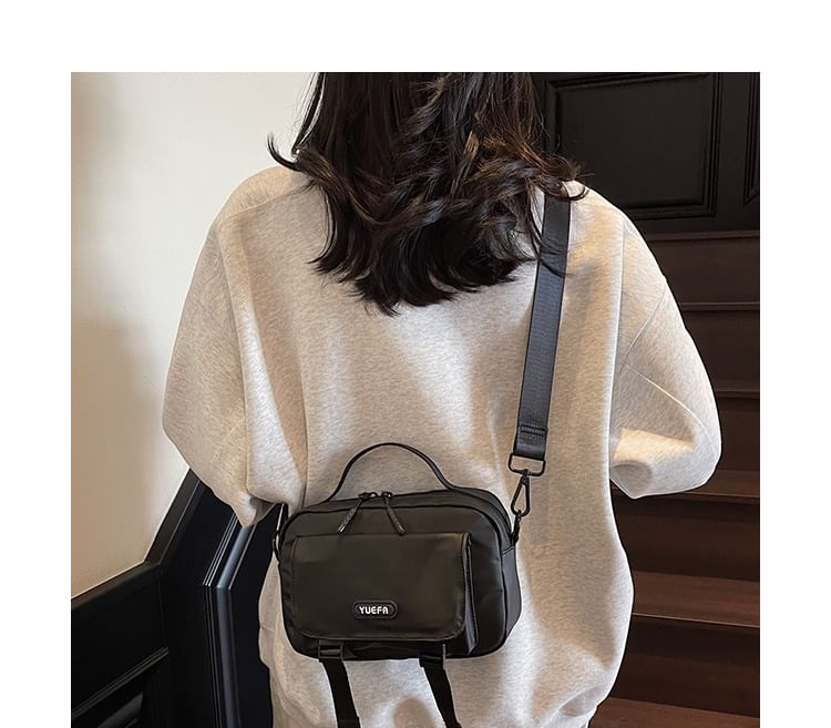 Bag Lettering Multi-Pocket Crossbody