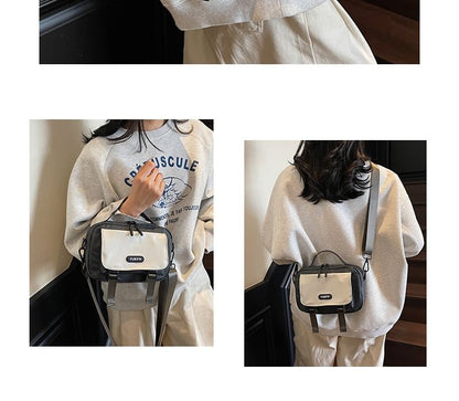 Bag Lettering Multi-Pocket Crossbody