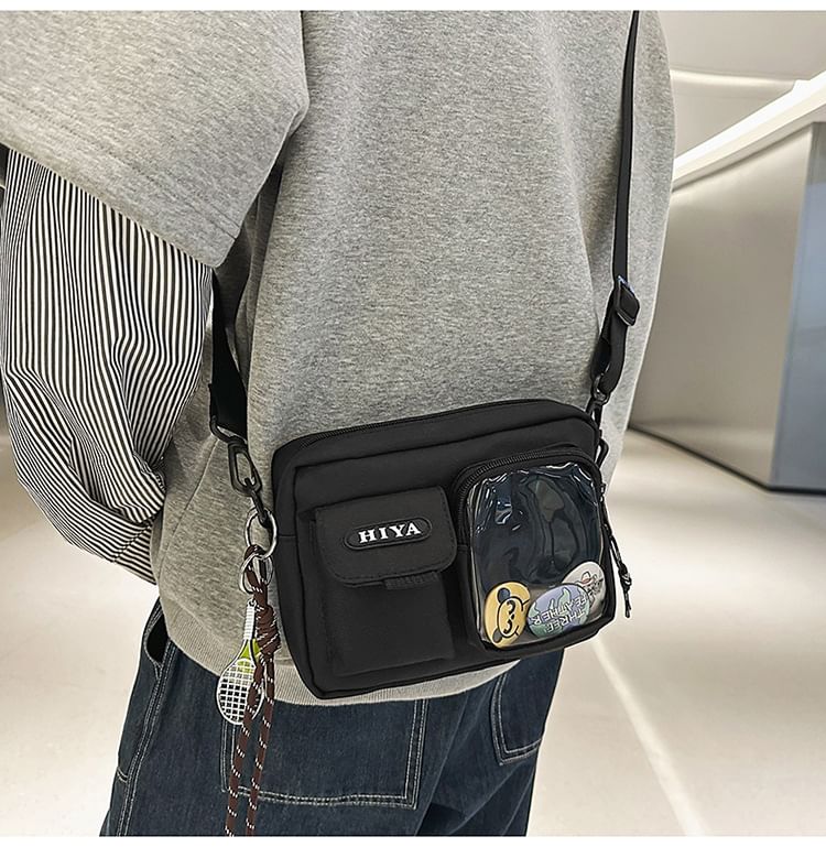 Crossbody Bag Set: + Multi-Pocket Lettering Badge