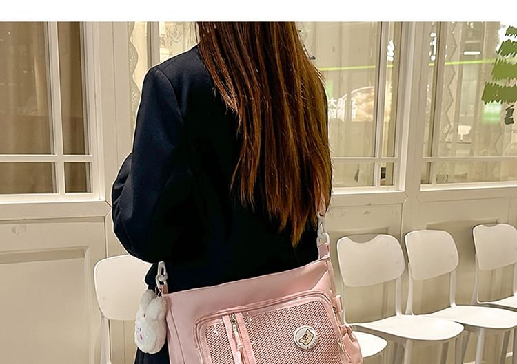 Multi-Pocket Badge + Tote Bag Set: Gingham