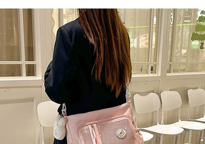 Multi-Pocket Badge + Tote Bag Set: Gingham