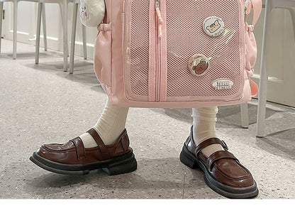 Multi-Pocket Badge + Tote Bag Set: Gingham