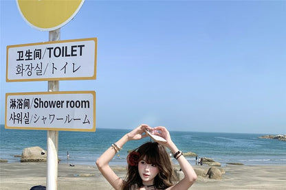 Top Tie-Up Asymmetrical Cami Print Floral