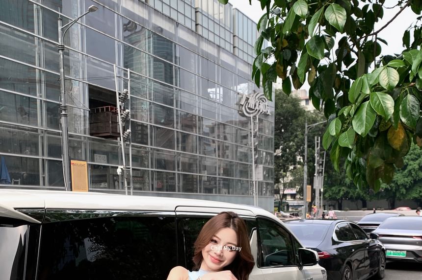 Camisole A-Line Mini Tiered Crop Skirt Ruffle / High Plain Top Waist