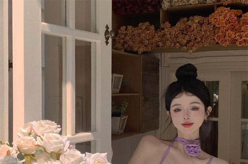 Mini Dress A-Line Strap Plain Ruched Ruffle Spaghetti