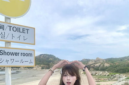 Mock Neck Top Plaid Sleeveless Cowl Two Piece