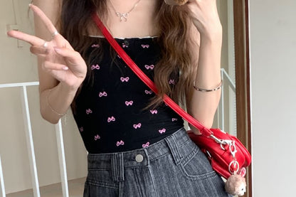 Shorts High Fringe Washed Denim Waist