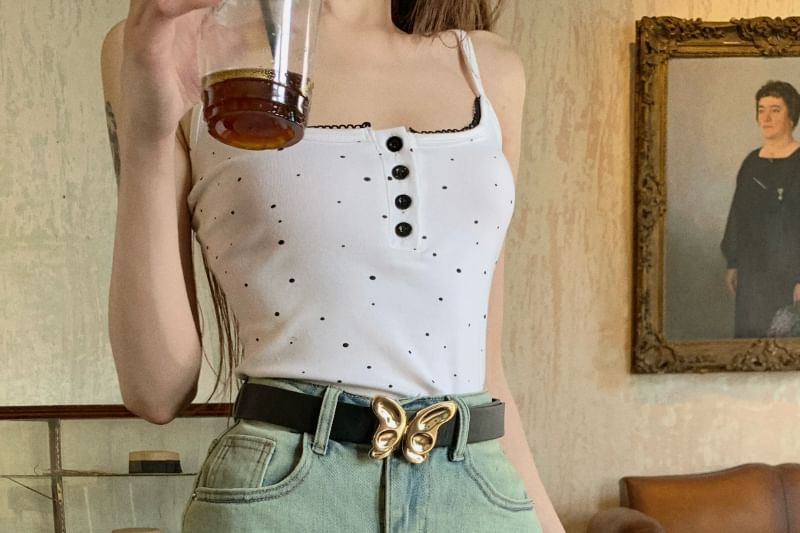 Applique Washed A-Line Mini Skirt Denim High Butterfly Rise