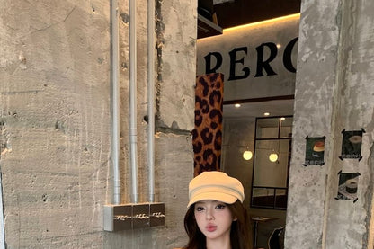 Tube Bow Ruffle Lace Top Plain