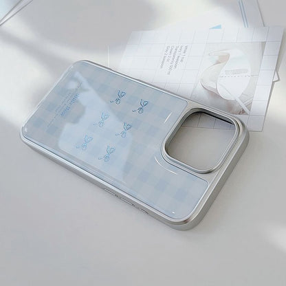 Case Plaid Phone Bow