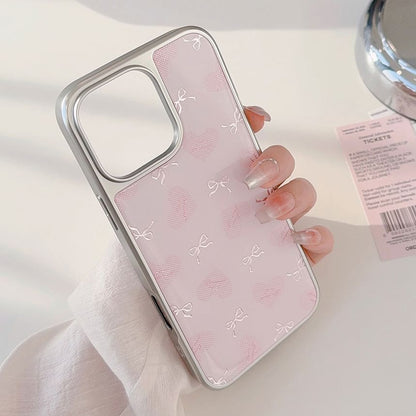 Case Heart Phone Bow