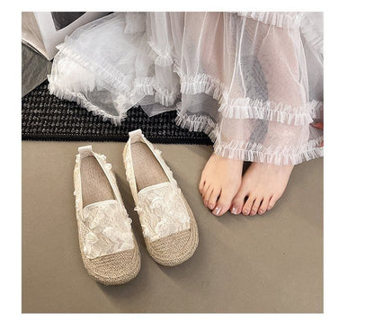 Slip-Ons Espadrille Floral Mesh