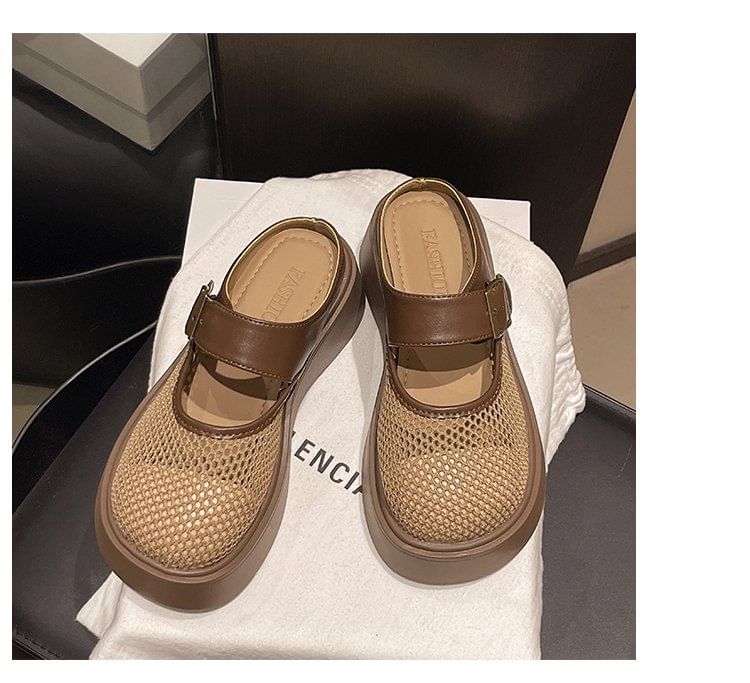 Mules Platform Mesh Jane Mary