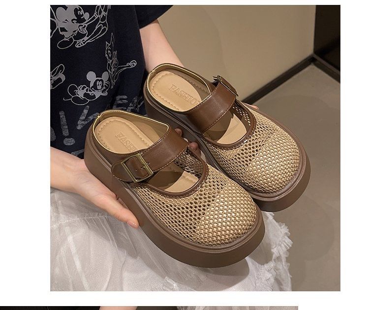 Mules Platform Mesh Jane Mary